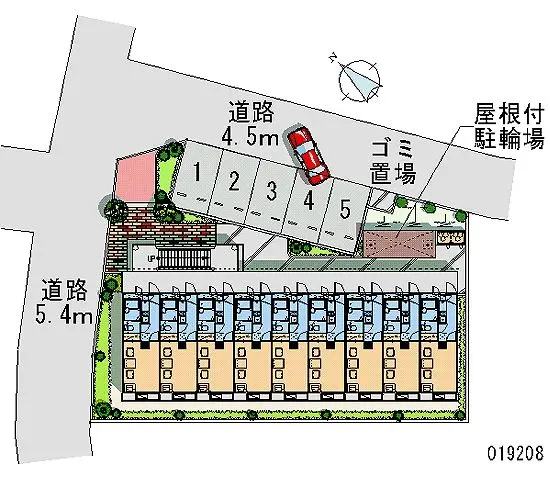 ★手数料０円★鎌ケ谷市佐津間 月極駐車場